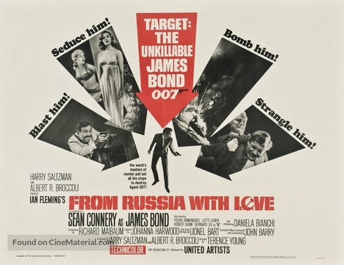 From Russia with Love - Theatrical movie poster