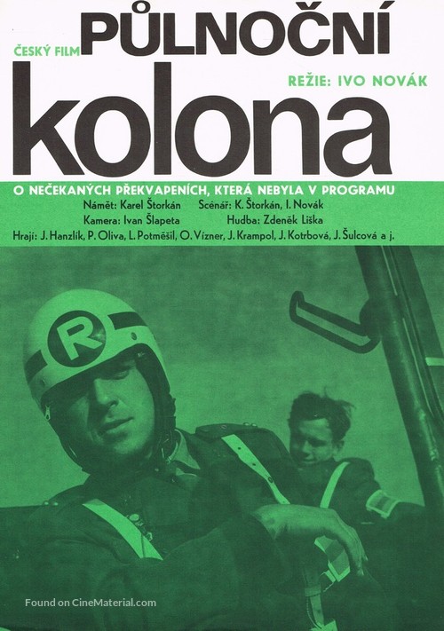 Pulnocn&iacute; kolona - Czech Movie Poster