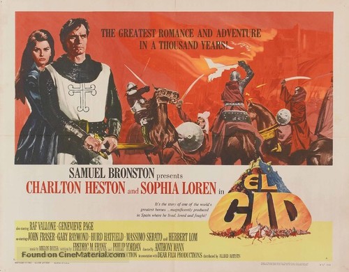 El Cid - British Movie Poster