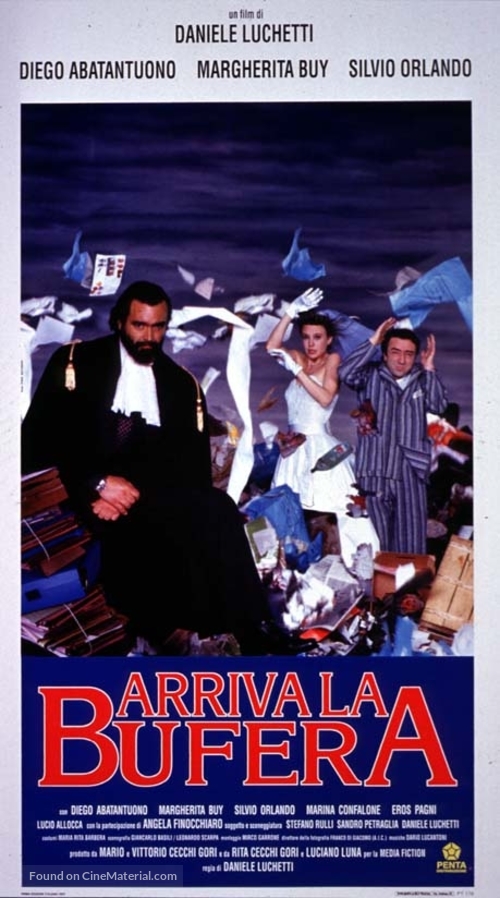 Arriva la bufera - Italian Movie Poster