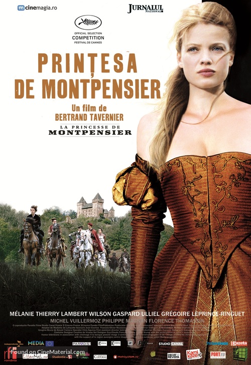 La princesse de Montpensier - Romanian Movie Poster