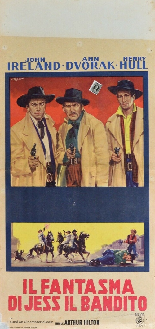 The Return of Jesse James - Italian Movie Poster