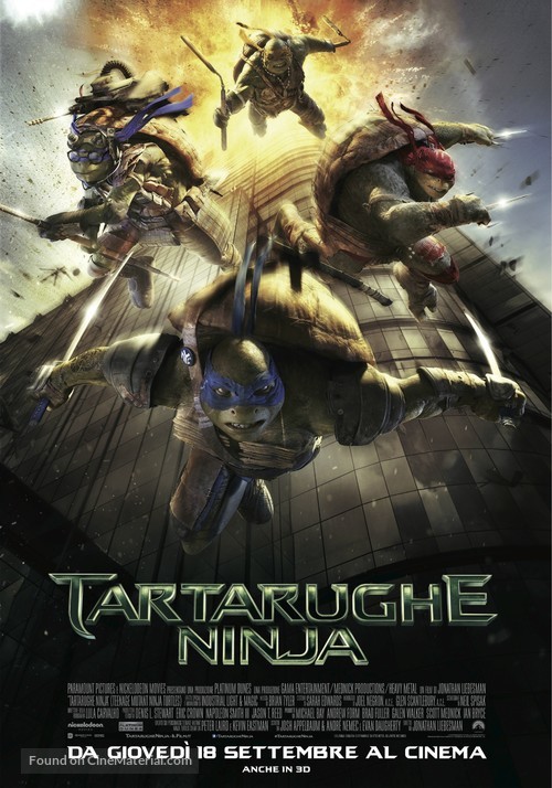 Teenage Mutant Ninja Turtles - Italian Movie Poster