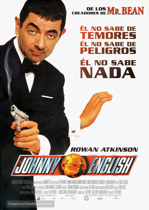 Johnny English - Spanish Movie Poster