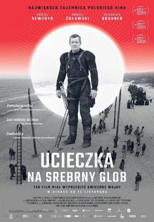 Ucieczka na srebrny glob - Polish Movie Poster