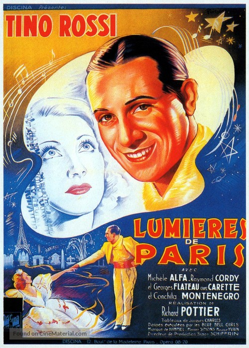 Lights of Paris - French Movie Poster