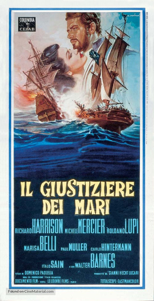 Il giustiziere dei mari - Italian Movie Poster