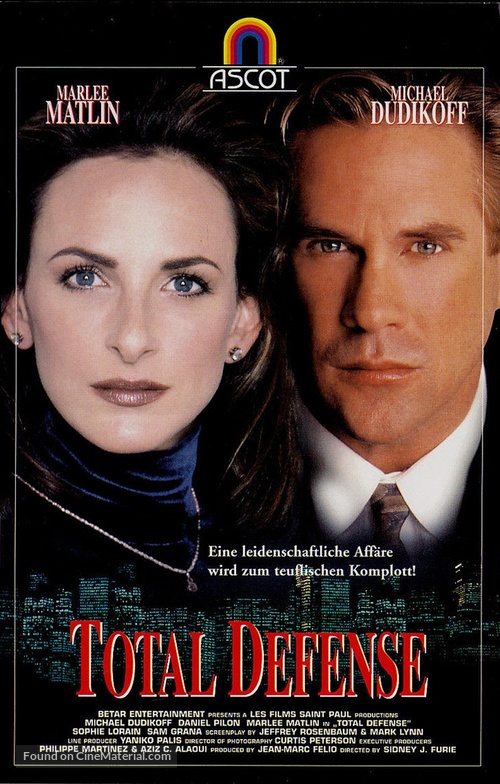 In Her Defense - German VHS movie cover