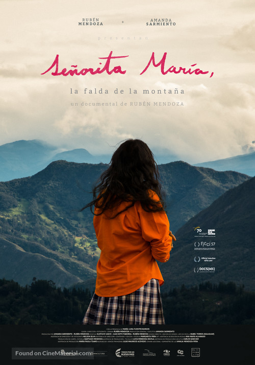 Se&ntilde;orita Mar&iacute;a, la falda de la monta&ntilde;a - Colombian Movie Poster