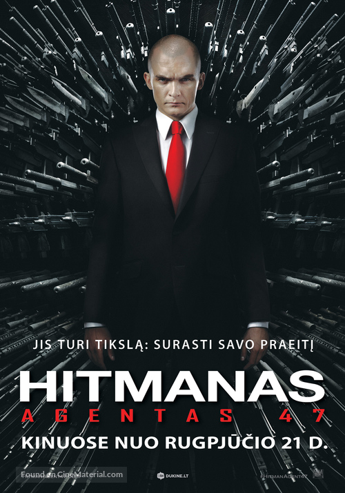 Hitman: Agent 47 - Lithuanian Movie Poster
