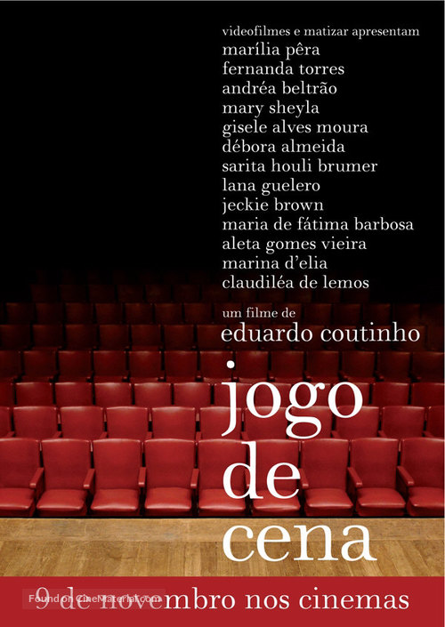 Jogo de Cena - Brazilian Movie Poster