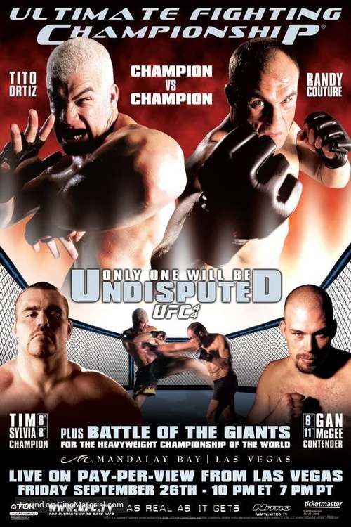 UFC 44: Undisputed - Movie Poster