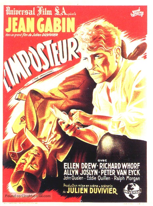 The Impostor - French Movie Poster