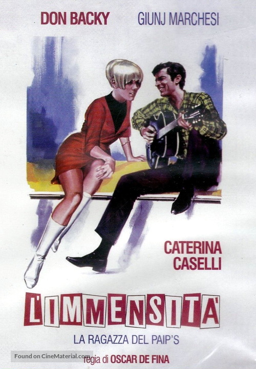 L&#039;immensit&agrave; (La ragazza del Paip&#039;s) - Italian Movie Poster