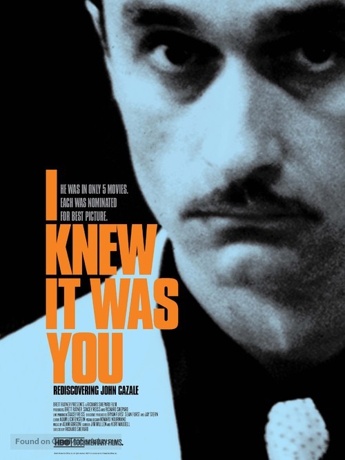 I Knew It Was You: Rediscovering John Cazale - Movie Poster