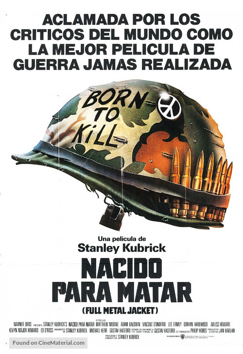 Full Metal Jacket - Argentinian Movie Poster