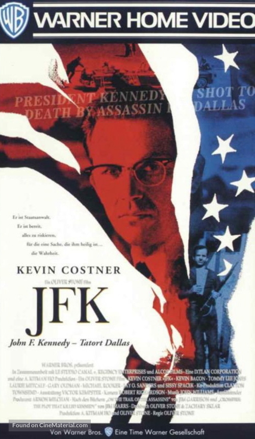 JFK - German VHS movie cover
