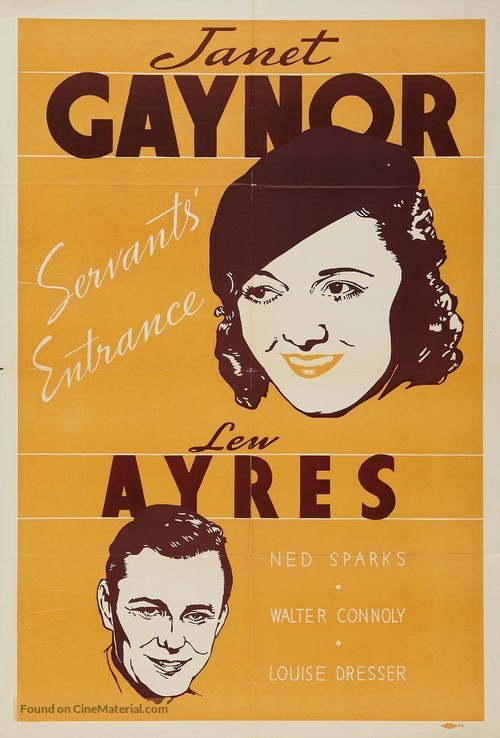 Servants&#039; Entrance - Movie Poster