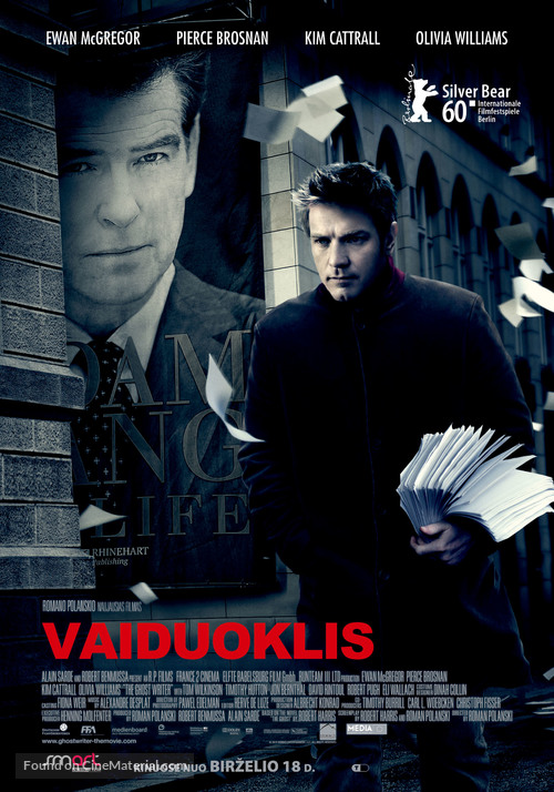 The Ghost Writer - Lithuanian Movie Poster
