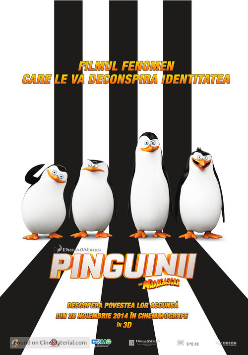 Penguins of Madagascar - Romanian Movie Poster