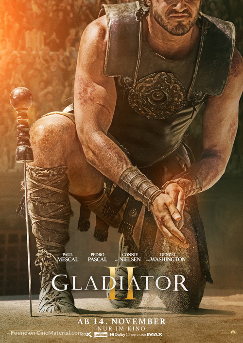 Gladiator II - German Movie Poster