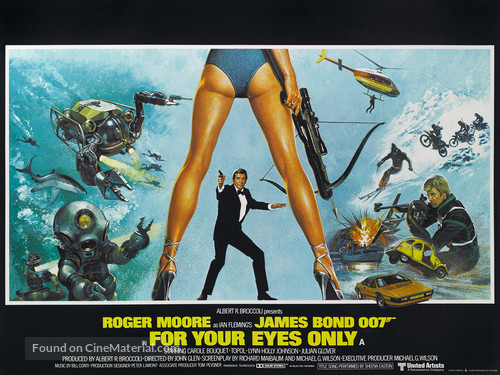 For Your Eyes Only - British Movie Poster