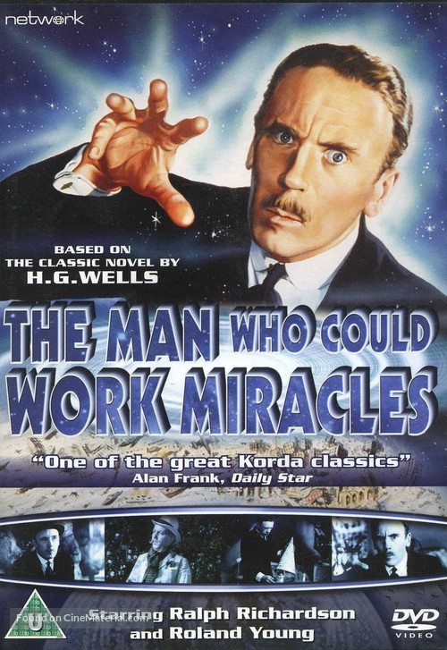 The Man Who Could Work Miracles - British DVD movie cover