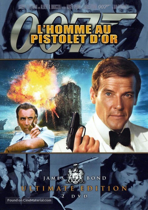 The Man With The Golden Gun - French DVD movie cover
