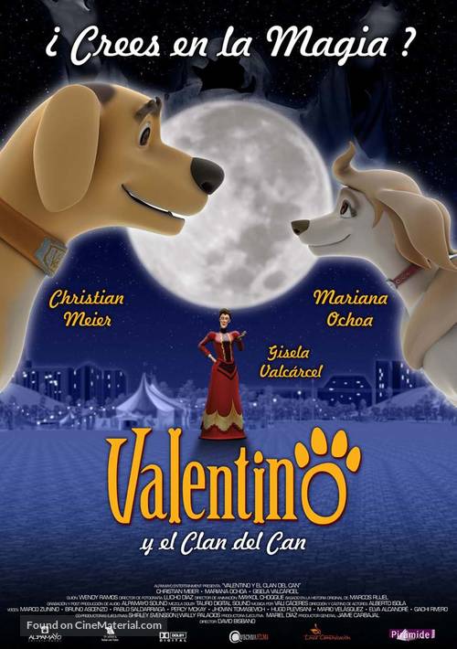 Valentino y el clan del can - Spanish Movie Poster