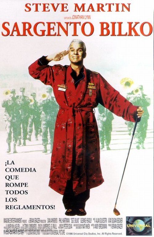 Sgt. Bilko - Spanish VHS movie cover