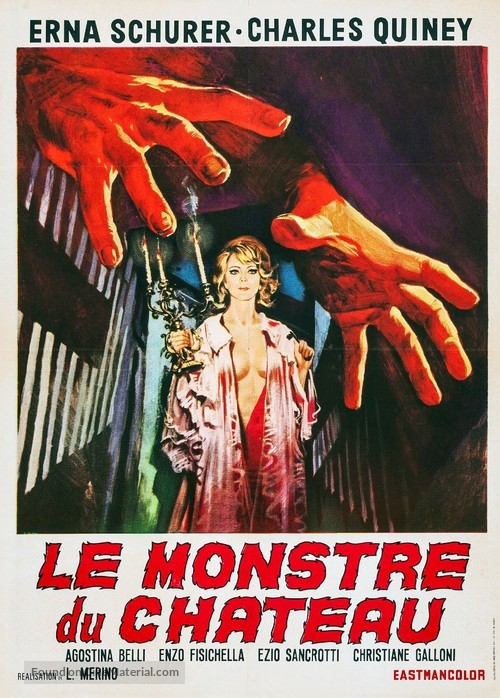 Il castello dalle porte di fuoco - French Movie Poster