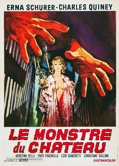 Il castello dalle porte di fuoco - French Movie Poster