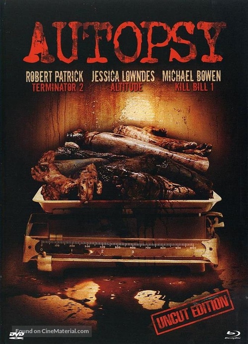 Autopsy - Austrian Blu-Ray movie cover