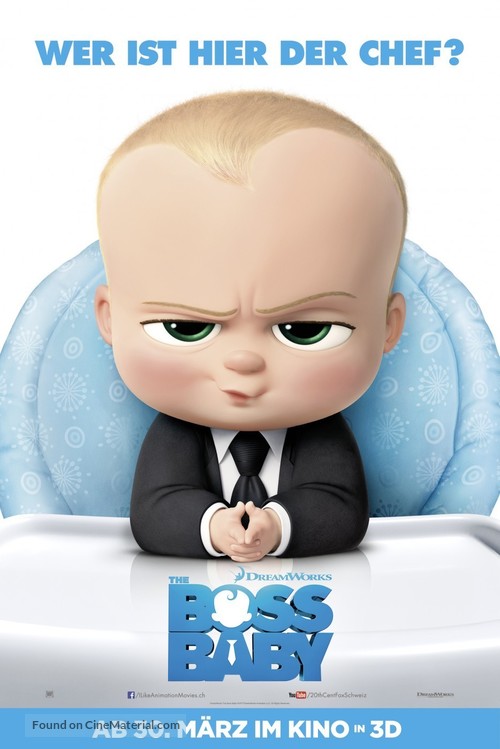 The Boss Baby - Swiss Movie Poster