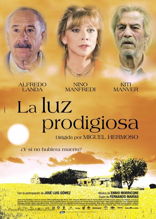 La Luz prodigiosa - Spanish Movie Poster