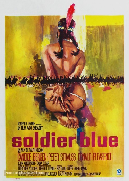 Soldier Blue - Belgian Movie Poster
