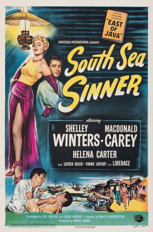 South Sea Sinner - Movie Poster