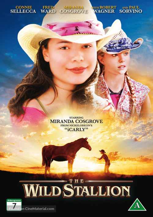 The Wild Stallion - Danish DVD movie cover