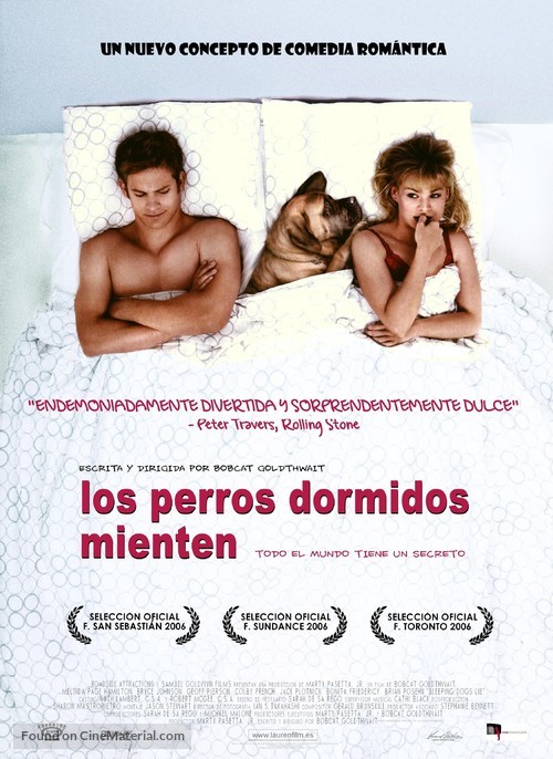 Sleeping Dogs Lie - Spanish Movie Poster