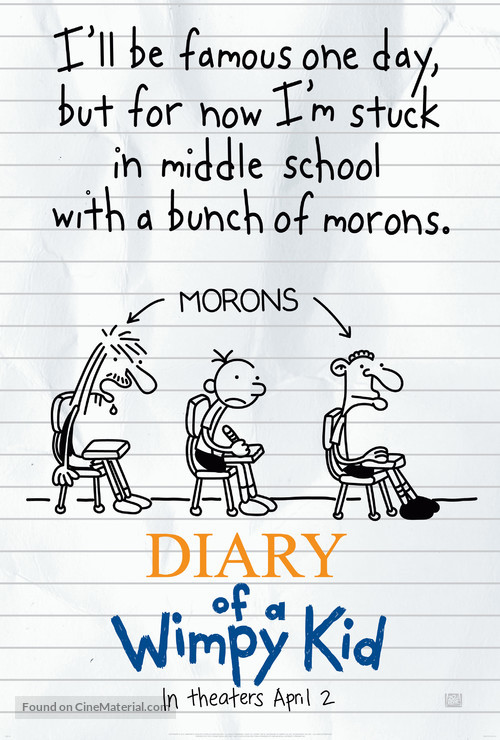 Diary of a Wimpy Kid - Movie Poster