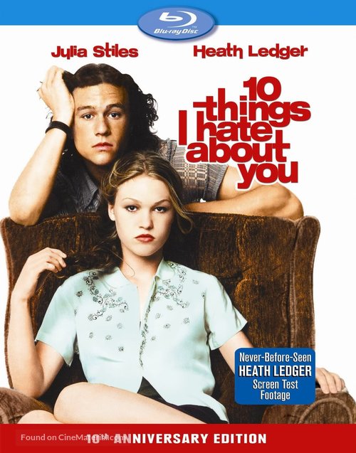 10 Things I Hate About You - Blu-Ray movie cover