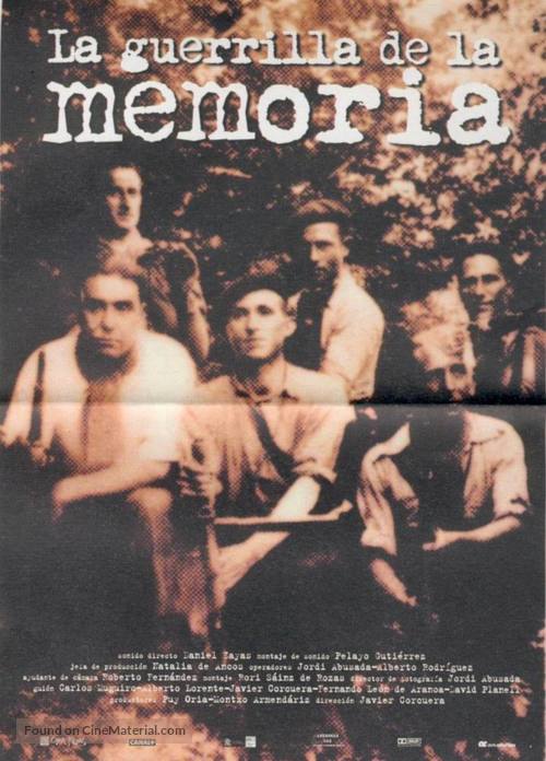 Guerrilla de la memoria, La - Spanish poster