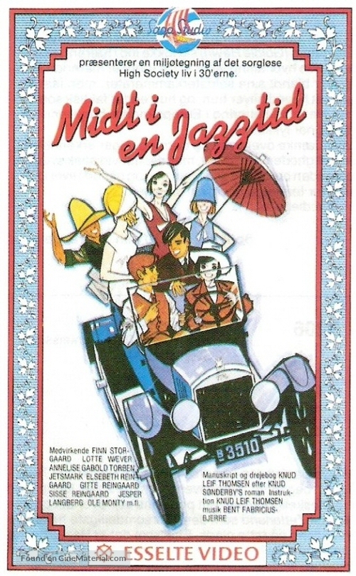 Midt i en jazztid - Danish VHS movie cover