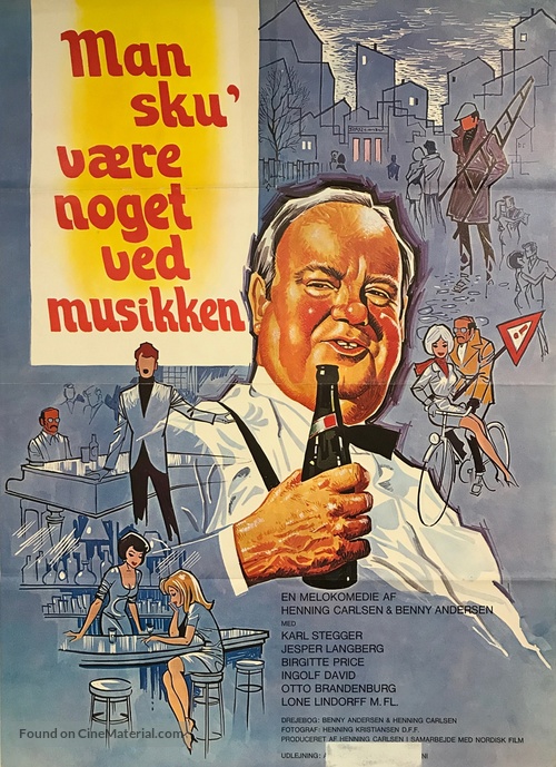 Man sku&#039; v&aelig;re noget ved musikken - Danish Movie Poster