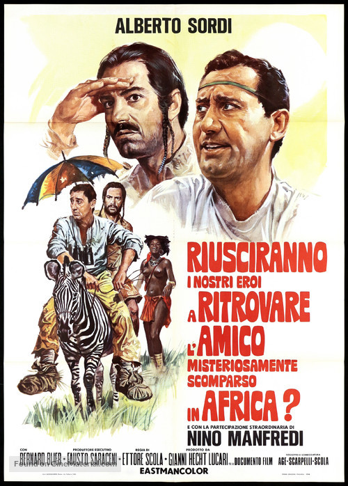 Riusciranno i nostri eroi a ritrovare l&#039;amico misteriosamente scomparso in Africa? - Italian Movie Poster