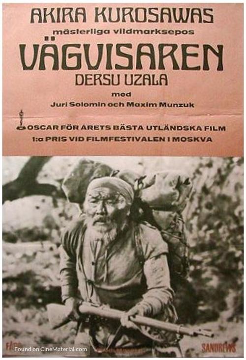 Dersu Uzala - Swedish Movie Poster