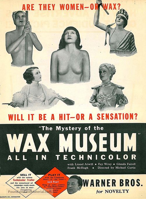 Mystery of the Wax Museum - Movie Poster