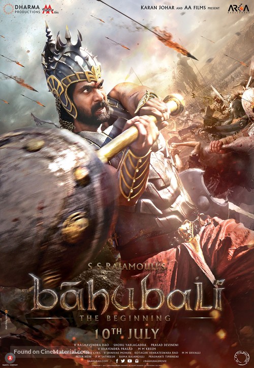 Baahubali: The Beginning - Indian Movie Poster