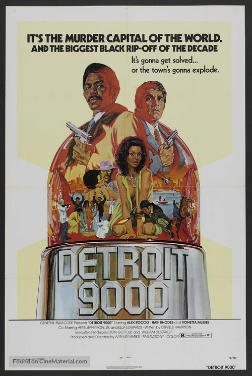 Detroit 9000 - Movie Poster