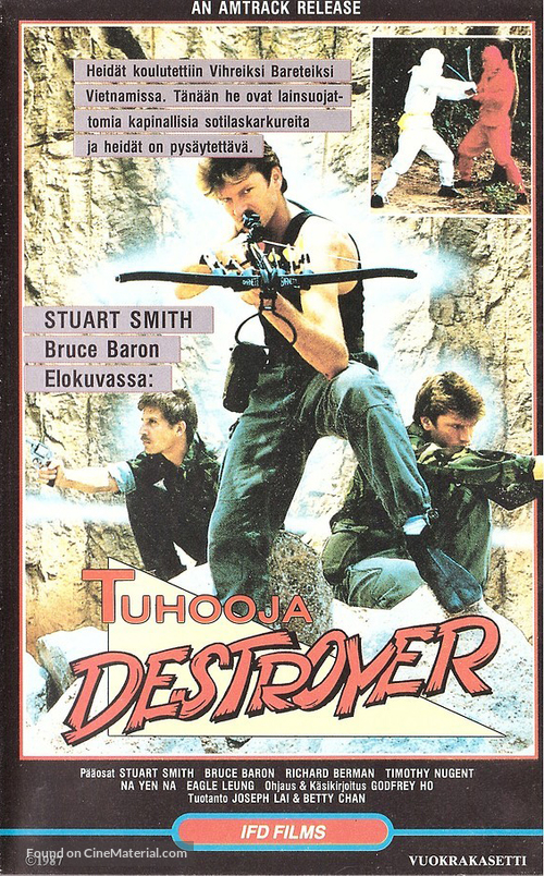 Ninja Destroyer - Finnish VHS movie cover